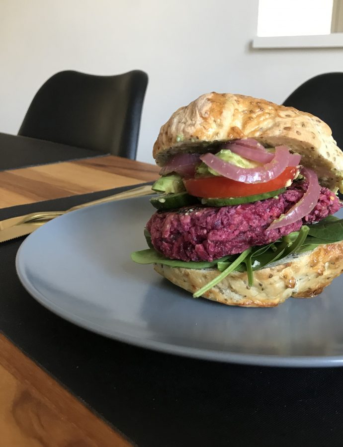 Rødbedebøffer – vegetarisk bøf