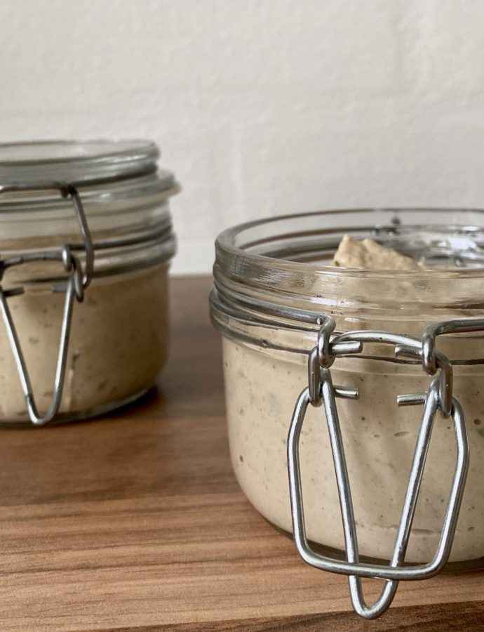 Bønnepålæg med champignon- vegansk smørepålæg