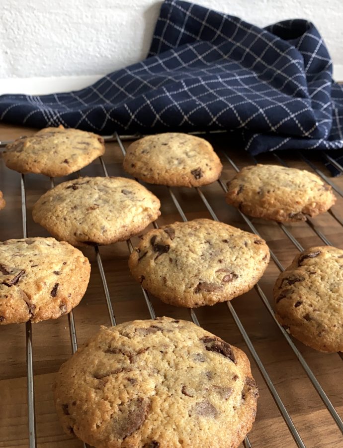 De bedste cookies med to slags chokolade